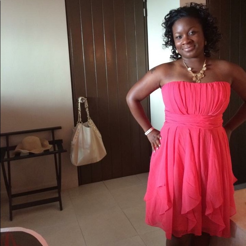 David Bridal Strapless dress